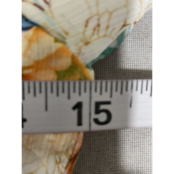 Vintage Retro Flower Pattern Women’s Fit Flare Dress Short Size XS  24” Waist - Picture 3 of 8